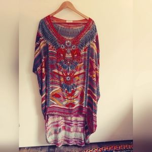 Camilla 100% Silk High-Low Tunic